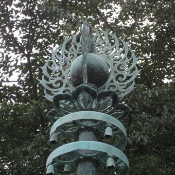 Tip of the tower has Art