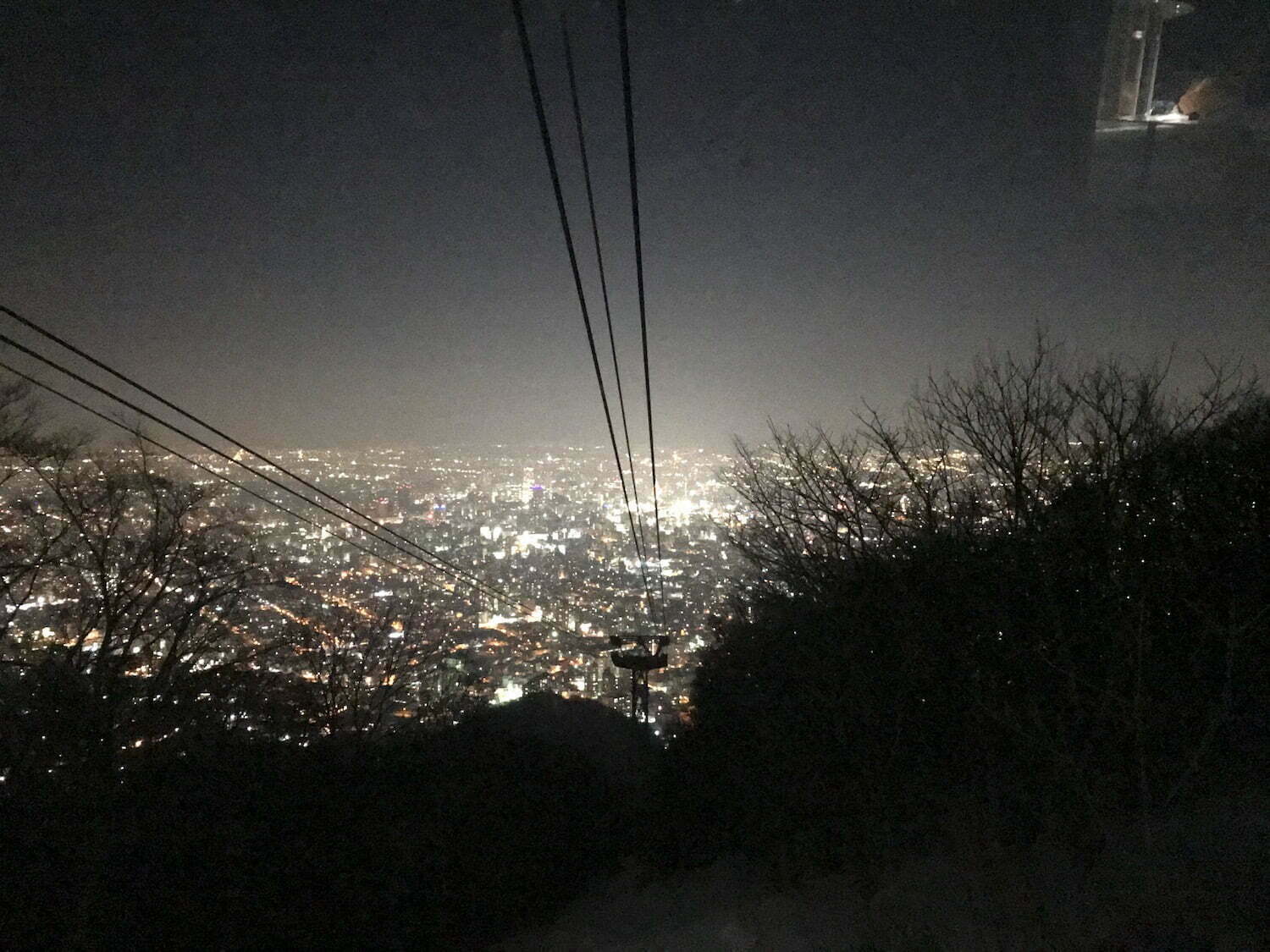 Night scene of Sapporo city