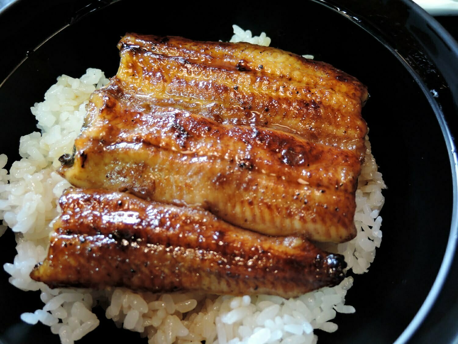 Kabayaki, sauteed eel with sauce