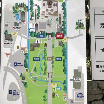 Map of Izumo Taisha