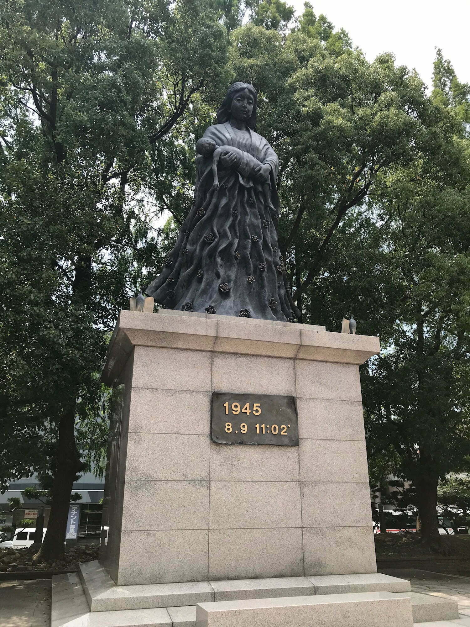 Statue of peace after 50 years