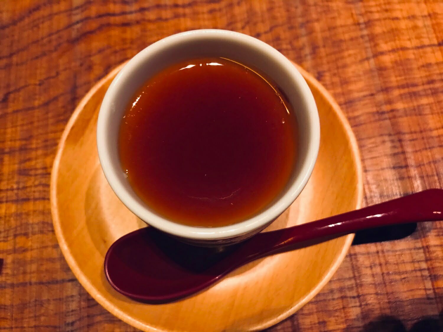 Hoji tea flavored Sweet pudding 