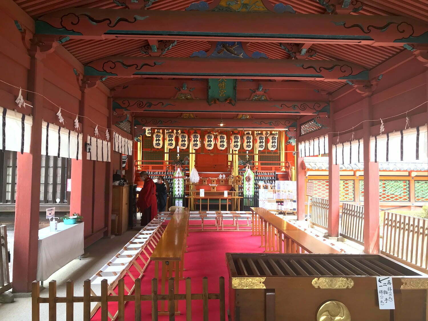 Main building of Isaniwa Shrine
