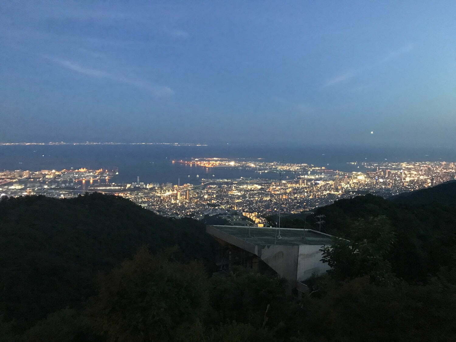 Night view Kobe city