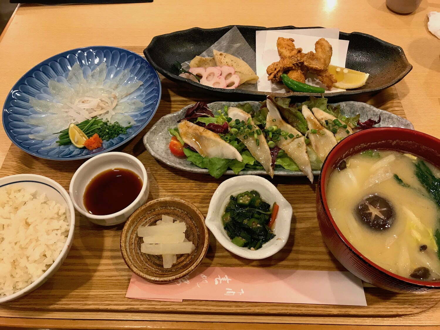 Fugu set meal
