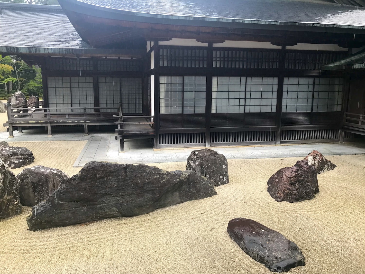 The garden of Kongobuji temple